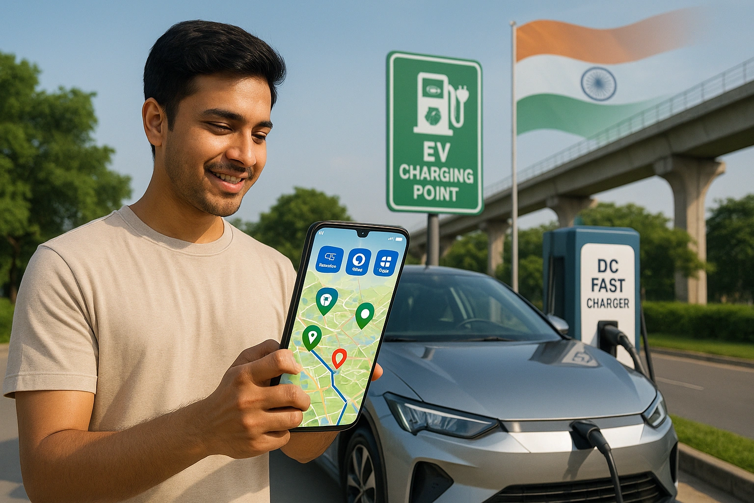 How to Find Nearby Public EV Charging Station