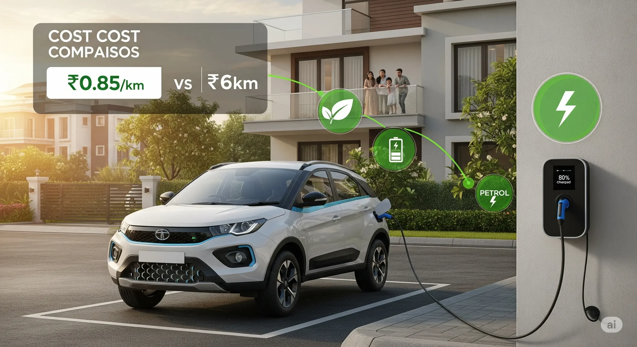 Tata Nexon EV Running Cost Per Km