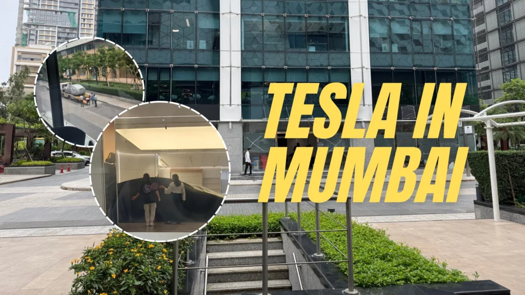 Tesla Opens Showroom in Mumbai